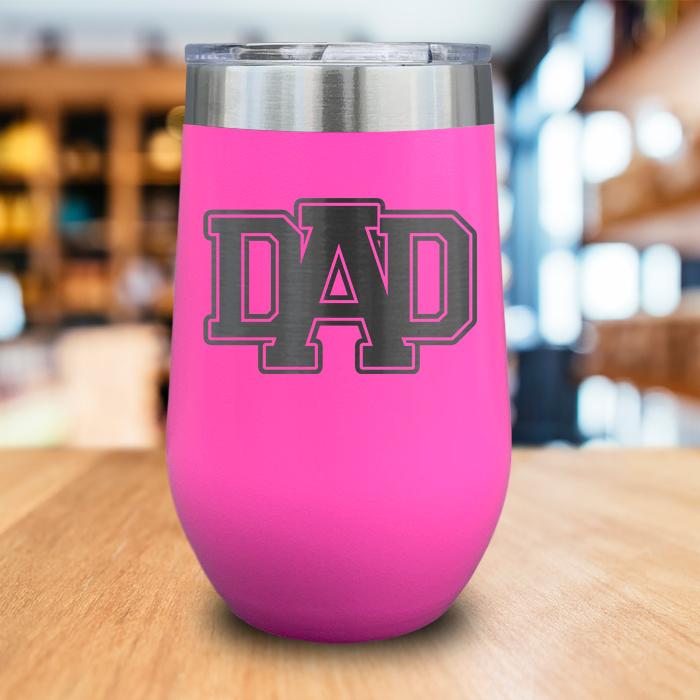 Dad Engraved Wine Tumbler