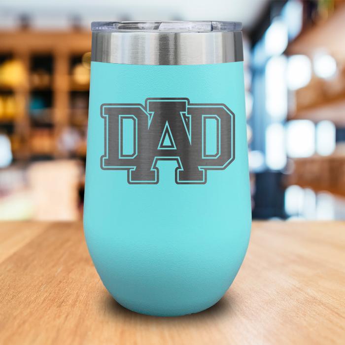 Dad Engraved Wine Tumbler