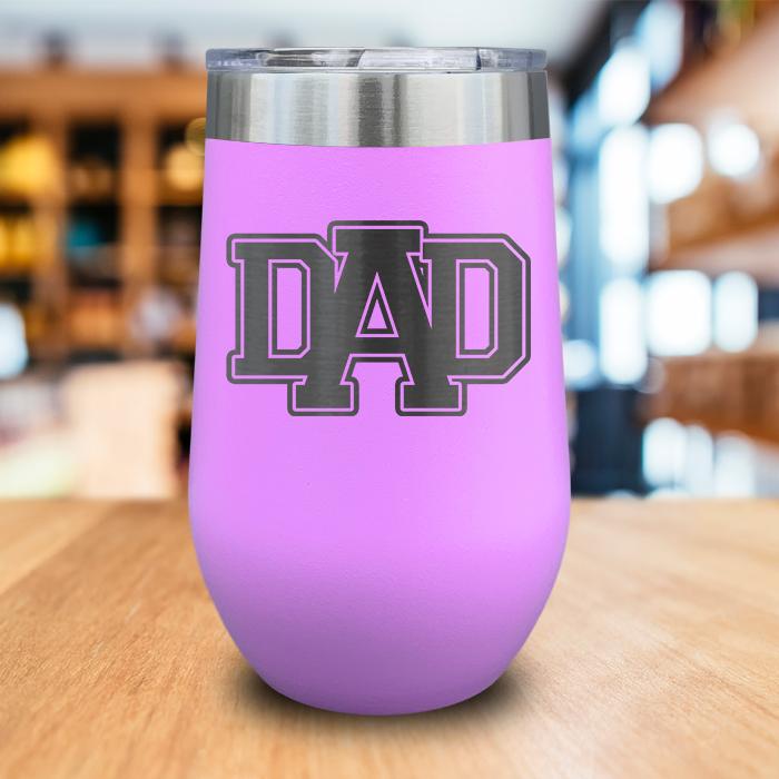 Dad Engraved Wine Tumbler