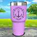 Captain Anchor (CUSTOM) Engraved Tumbler Tumbler ZLAZER 30oz Tumbler Lavender 