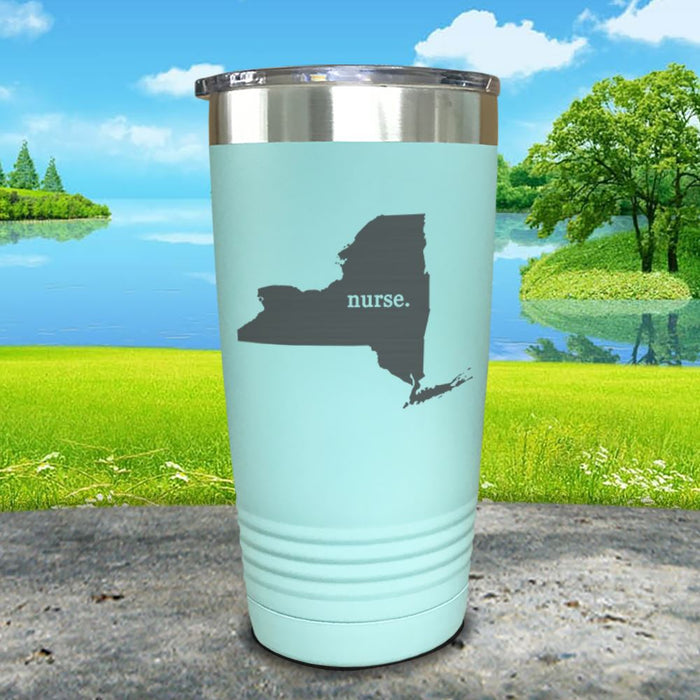 Nurse New York Premium Laser Engraved Tumbler