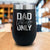 Dad Vibes Only Engraved Wine Tumbler