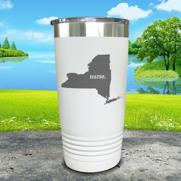 Nurse New York Premium Laser Engraved Tumbler