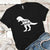 Mamasaurus Premium Tees T-Shirts CustomCat Black X-Small 