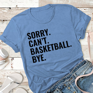 Sorry Can't Bye Personalized With Sports Premium Tees
