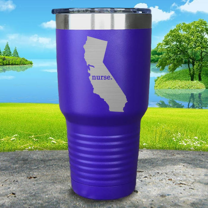 Nurse California Premium Laser Engraved Tumbler