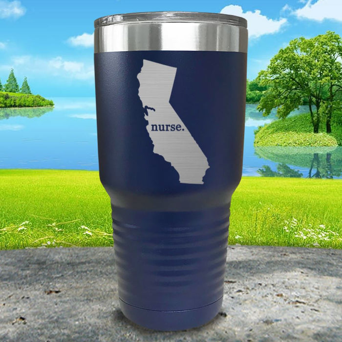 Nurse California Premium Laser Engraved Tumbler