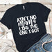 Aint No Mama Premium Tees T-Shirts CustomCat Midnight Navy X-Small 