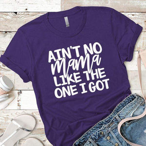Aint No Mama Premium Tees T-Shirts CustomCat Purple Rush/ X-Small 