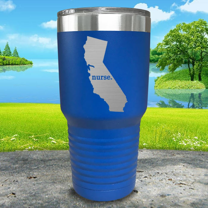 Nurse California Premium Laser Engraved Tumbler