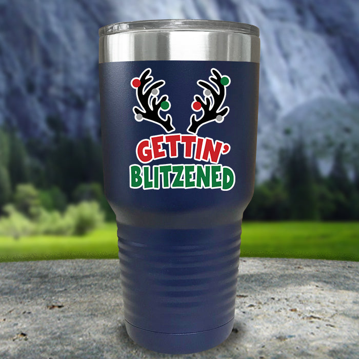 Getting Blitzened Color Printed Tumblers