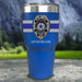 Personalized Police FULL Wrap Color Printed Tumblers Tumbler ZLAZER 30oz Tumbler Blue 