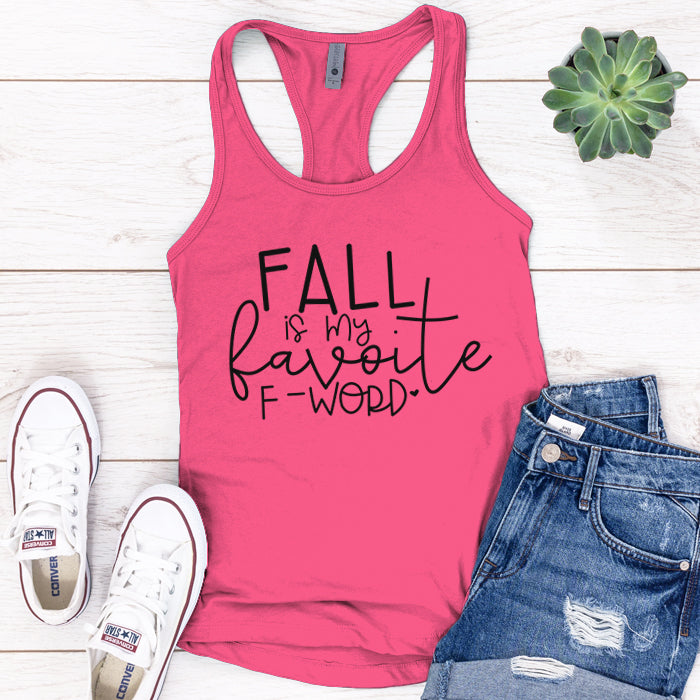 Fall Is My Favorite F Word Premium Tank Top