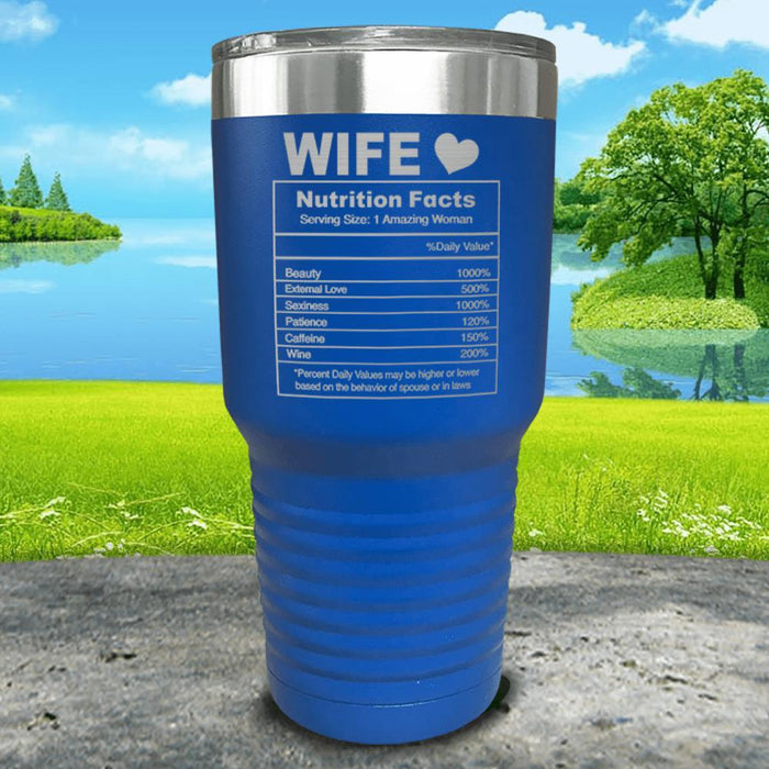 Nutrition Facts Engraved Tumbler