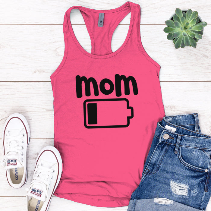 Mom Low Battery Premium Tank Top