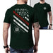 American Firefighter Duty Honor Courage Premium Tee T-Shirts CustomCat Forest Green X-Small 