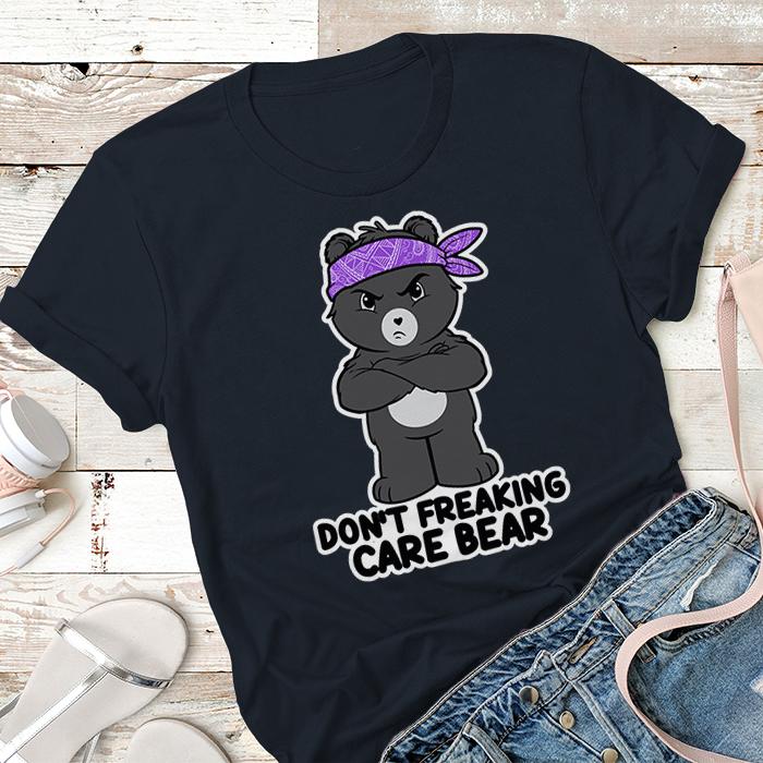 Don't Freaking Care Bear Premium Tees