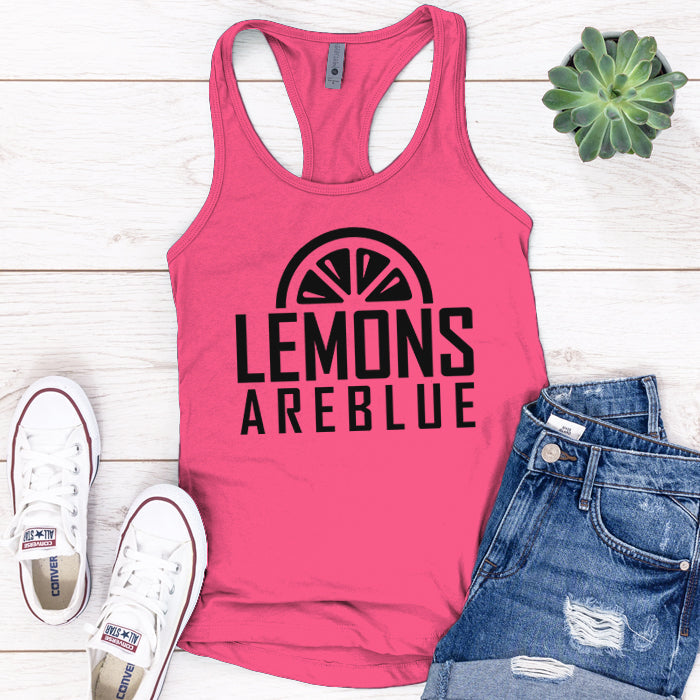 Lemons Are Blue Logo Premium Tank Top