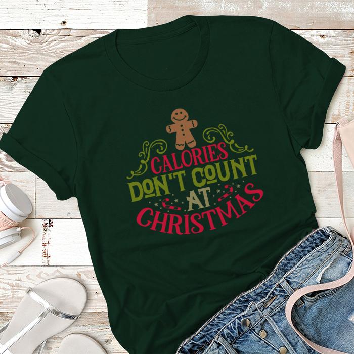 Calories Don't Count At Christmas Premium Tee