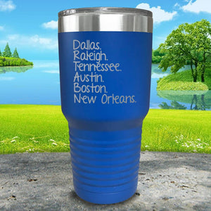 Dallas Raleigh Tennessee Engraved Tumbler