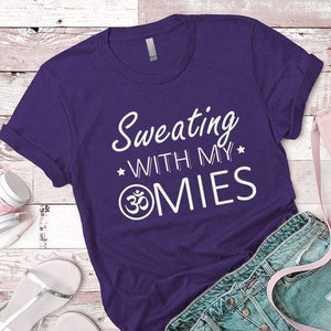 Omies Premium Tees T-Shirts CustomCat Purple Rush/ X-Small 