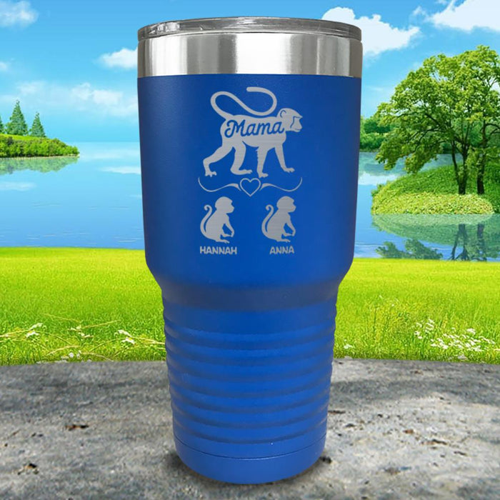 Mama Monkey Personalized Engraved Tumbler