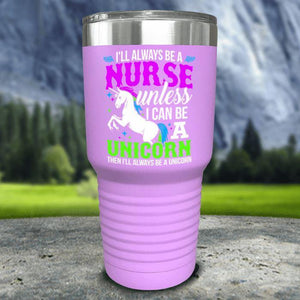 Nurse Unicorn Color Printed Tumblers Tumbler Nocturnal Coatings 30oz Tumbler Lavender 
