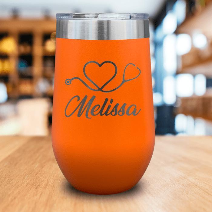 Nurse Love Engraved Wine Tumbler