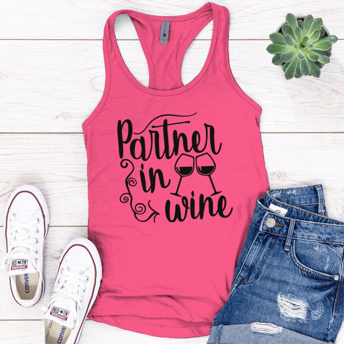 Partner In Wine Premium Tank Top