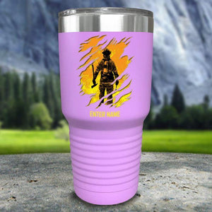 Personalized Into The Inferno Color Printed Tumblers Tumbler Nocturnal Coatings 30oz Tumbler Lavender 
