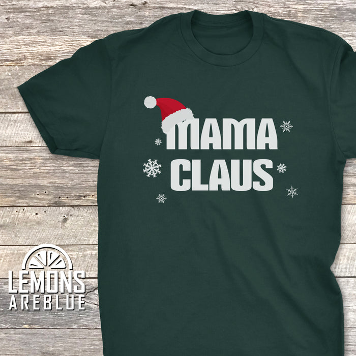 Mama And Papa Claus Premium Tee