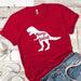 Mamasaurus Premium Tees T-Shirts CustomCat Red X-Small 