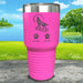 Wolf Mama (CUSTOM) With Child's Name Engraved Tumblers Tumbler ZLAZER 30oz Tumbler Pink 