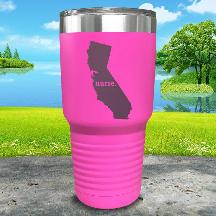 Nurse California Premium Laser Engraved Tumbler