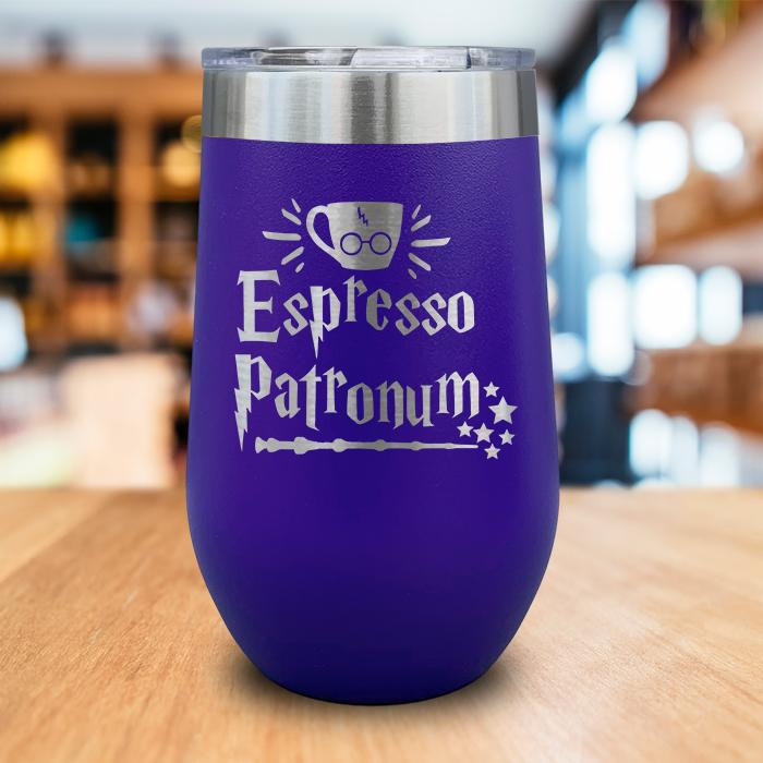 Expresso Patronum Engraved Wine Tumbler