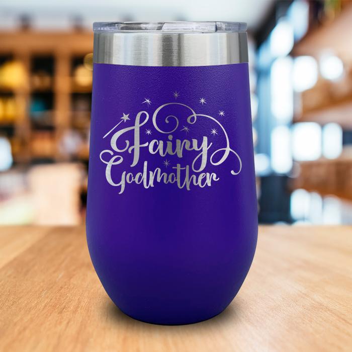 Fairy Godmother Engraved Wine Tumbler