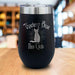 Thackery Binks Engraved Wine Tumbler LemonsAreBlue 16oz Wine Tumbler Black 