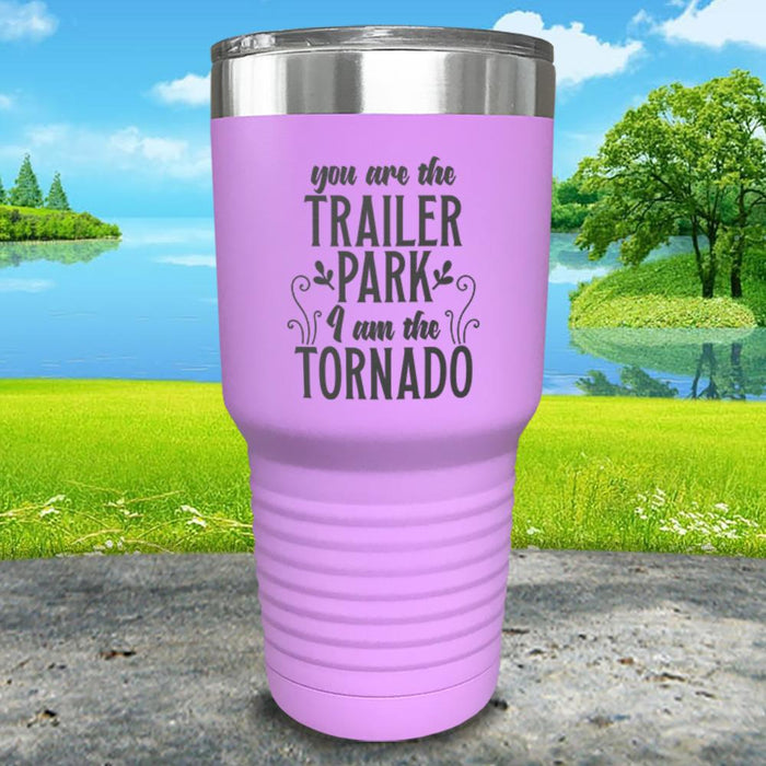 I Am The Tornado Engraved Tumbler