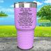 Dad Braver Stronger Smarter Loved (CUSTOM) Engraved Tumbler Tumbler ZLAZER 30oz Tumbler Lavender 