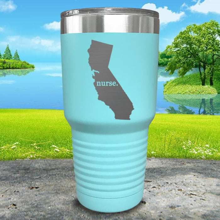 Nurse California Premium Laser Engraved Tumbler