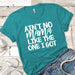 Aint No Mama Premium Tees T-Shirts CustomCat Tahiti Blue X-Small 