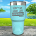 Ain't No Hood Like Fatherhood Engraved Tumbler Tumbler ZLAZER 30oz Tumbler Mint 