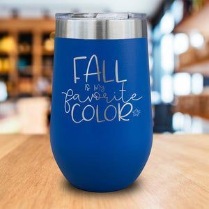 Fall Favorite Color Engraved Wine Tumbler