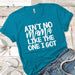 Aint No Mama Premium Tees T-Shirts CustomCat Turquoise X-Small 