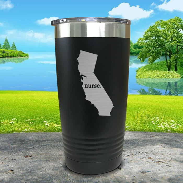 Nurse California Premium Laser Engraved Tumbler