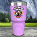 Personalized Pit Bull Mom Color Printed Tumblers Tumbler ZLAZER 30oz Tumbler Lavender 