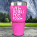 Wife Football Mom Boss Color Printed Tumblers Tumbler ZLAZER 30oz Tumbler Pink 