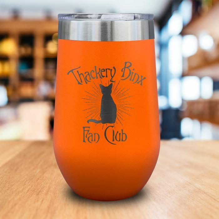 Thackery Binks Engraved Wine Tumbler LemonsAreBlue 16oz Wine Tumbler Orange 