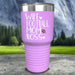 Wife Football Mom Boss Color Printed Tumblers Tumbler ZLAZER 30oz Tumbler Lavender 