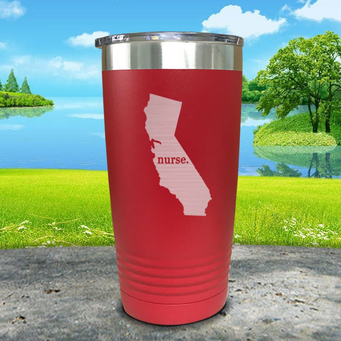 Nurse California Premium Laser Engraved Tumbler